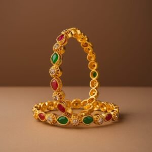 beautiful golden bangles