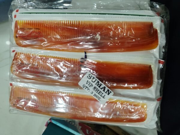 brown 2 in 1 comb