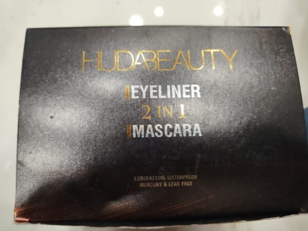 HUDABEAUTY EYELINER 2 IN 1 MASCARA