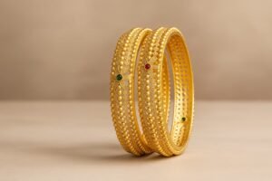 beautiful golden bangles