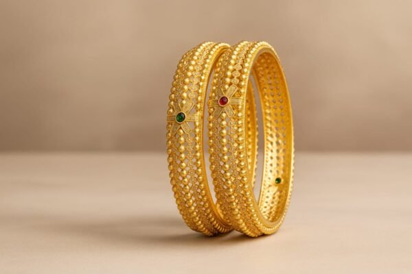 beautiful golden bangles