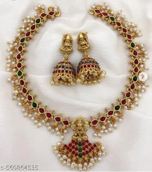south indian laxmi jewelry necklace set