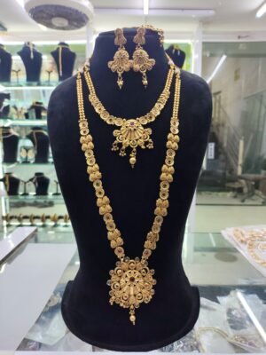 copper and brass long haram set