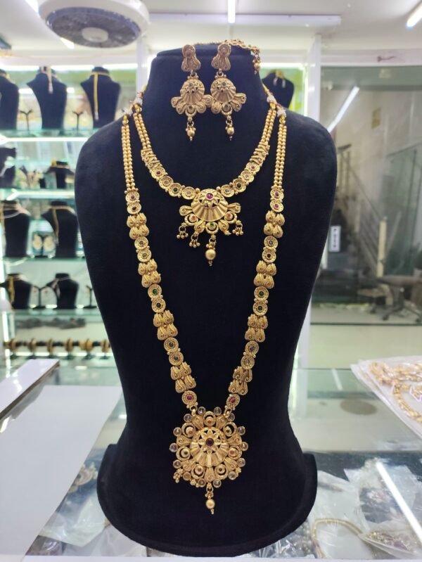 copper and brass long haram set